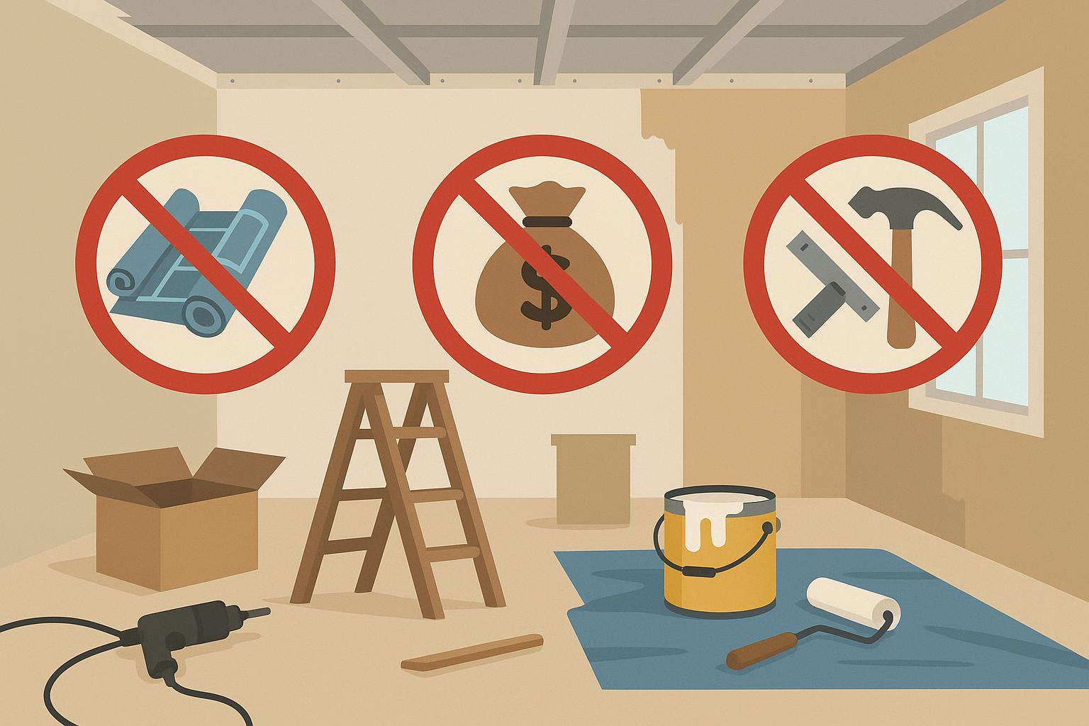 Common home renovation mistakes to avoid for a successful and stress-free remodel