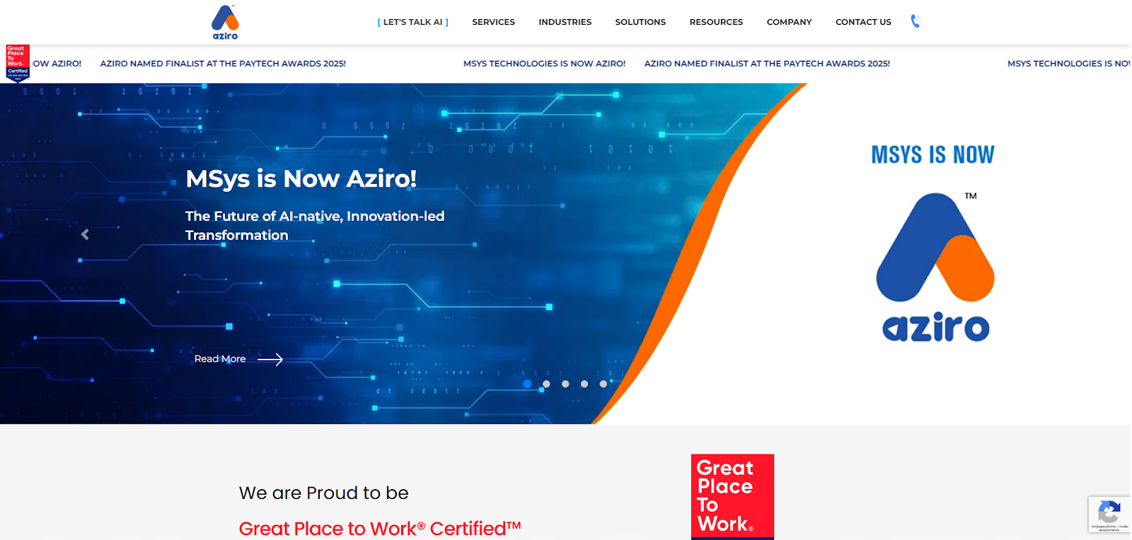 Aziro (formerly MSys Technologies)