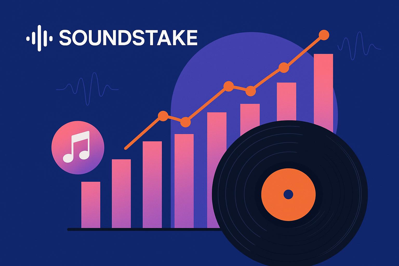 SoundStake platform showcasing innovative predictive tools for enhanced music discovery experience