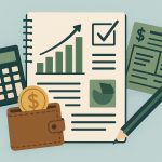 Spreadsheet and calculator on a desk illustrating local government budgeting strategies