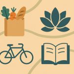 Minimalist living space with eco-friendly decor representing intentional lifestyle choices