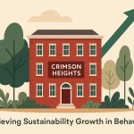 Modern behavioral health facility showcasing sustainable practices at Crimson Heights