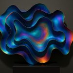 Titanium art sculptures by Aka Chen showcased at Houston Museum of Natural Science exhibition