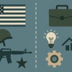 Military veteran using leadership skills in business startup, symbolizing veteran entrepreneurship