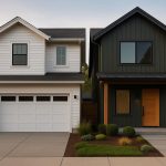 Modern exterior home design showcasing trending architectural styles and materials for 2026