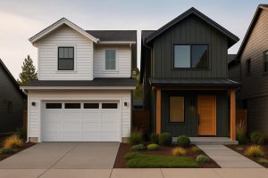 Modern exterior home design showcasing trending architectural styles and materials for 2026