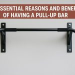 Wall-mounted pull-up bar in a modern home gym highlighting fitness and strength training benefits