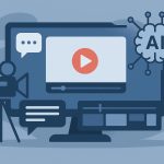 AI-powered tools streamlining video production workflow in modern content creation studio