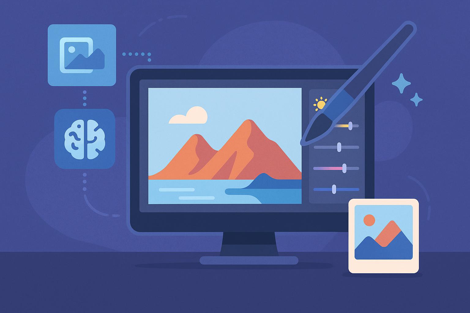 AI-powered tools enhancing photo editing process for innovative visual content creation
